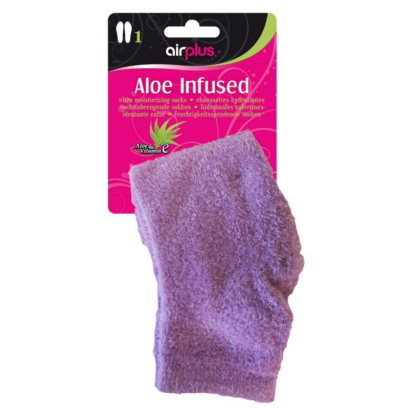 Airplus Purple AloeInfused Spa Socks ShoeInsoles.co.uk