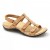Vionic Rest Amber Gold Cork Orthotic Sandals for Women