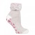 Heat Holders Home Women's Thermal Slipper Socks (Pink Hearts)