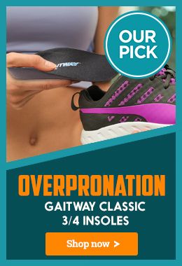Gaitway Classic 3/4 Insoles for Overpronation