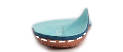 cupped heel of aetrex insole