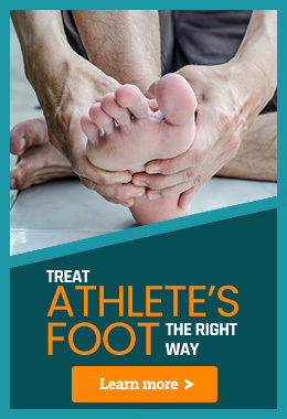 Treat Athlete's Foot the right way