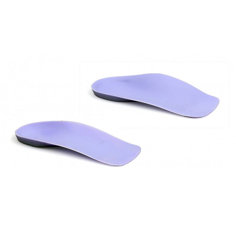 Pair of thin purple insoles