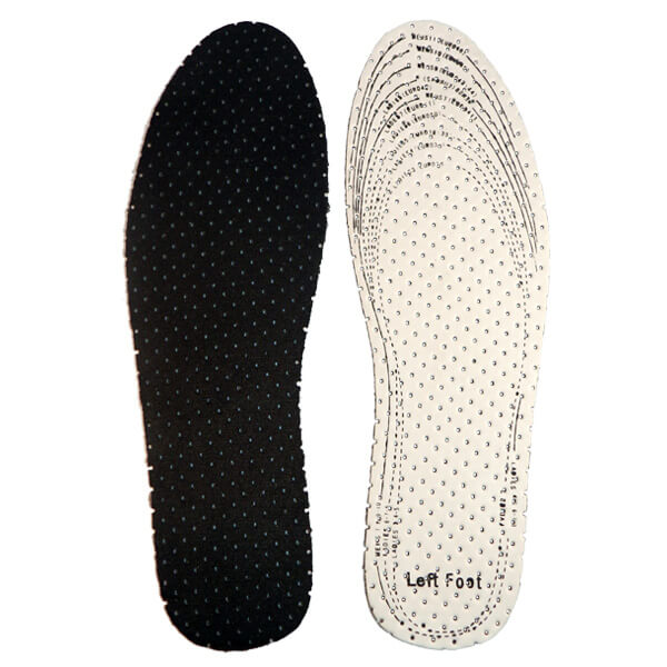 Ladies and Mens Size Instant Relief from Aching Feet With Pure Copper Discs Copper Comfort Insoles 