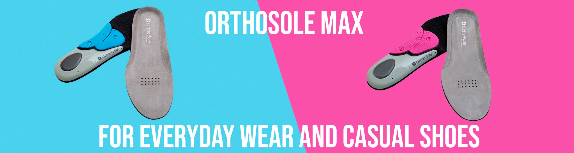Orthosole Max Cushioning Insoles – Ideal for Casual Shoes