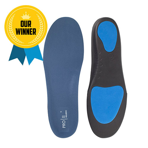 Pro11 Orthotic Insoles with Metatarsal Pad and Arch Support