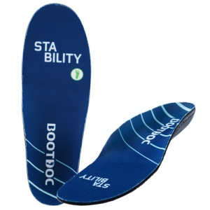 Bootdoc Step-In Sports Stability Insoles for Low Arches
