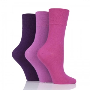 Gentle Grip IOMI Women's Diabetes Socks x 3 - ShoeInsoles.co.uk