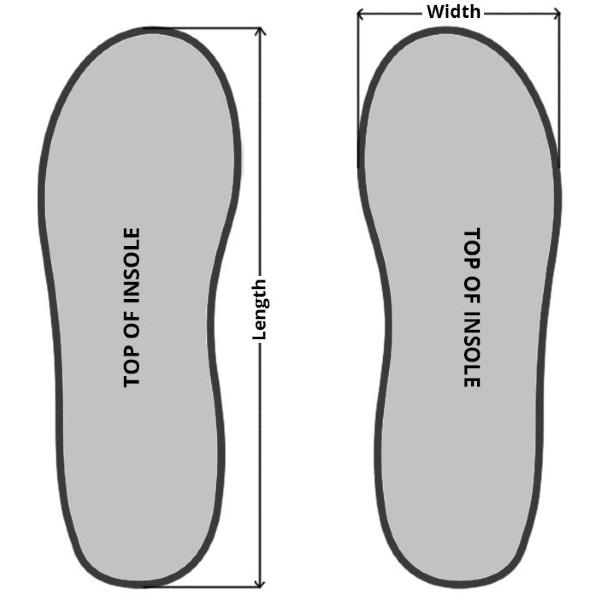 Zullaz Slipper Insole Measurement