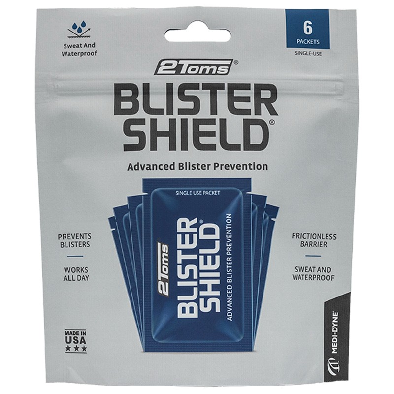 2Toms BlisterShield Blister Prevention Powder Pack of 6