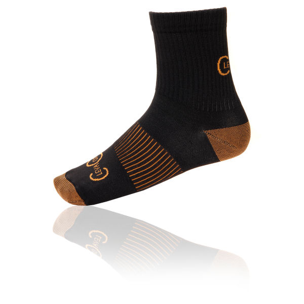 Warm Short Copper Compression Socks 