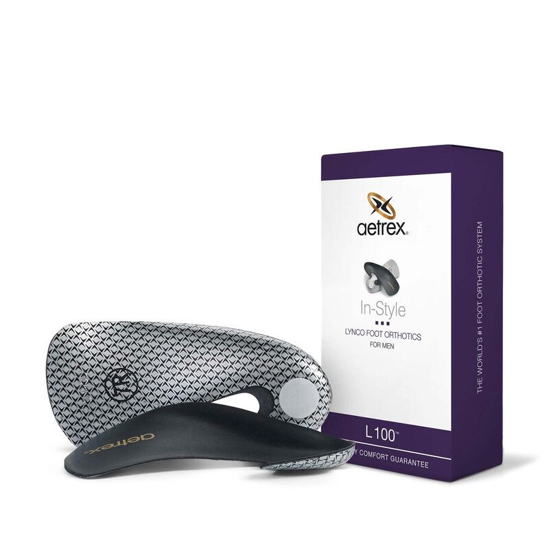 Aetrex Lynco Men's L100 Orthotics ShoeInsoles.co.uk