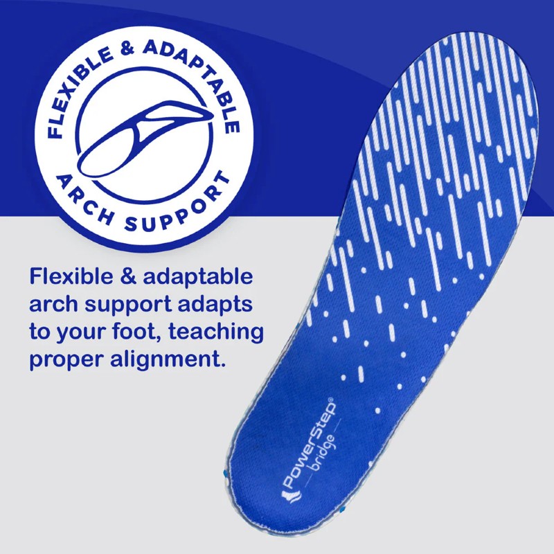 Powerstep Bridge Orthotic Insoles - ShoeInsoles.co.uk