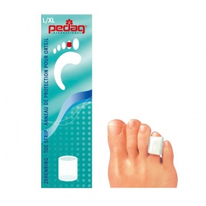 Pedag Reusable Gel Toe Strip Plasters (Pack of 2)