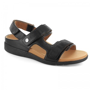 Strive Aruba All Black Women's Orthopaedic Sandals