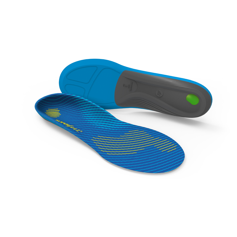 Superfeet Active Support Medium Arch Semi-Firm Running Insoles
