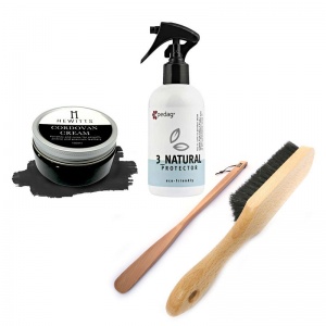 Deluxe Leather Shoe Polish Kit