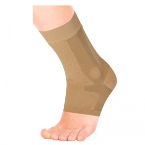 OrthoSleeve AF7 Medical Compression Ankle Support Sleeve (Beige)