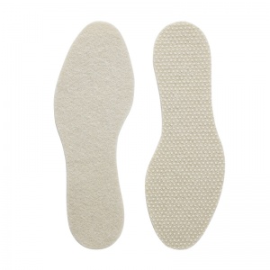 Lenzen 3 Pairs Washable Cotton Terry Barefoot Shoe Insoles 