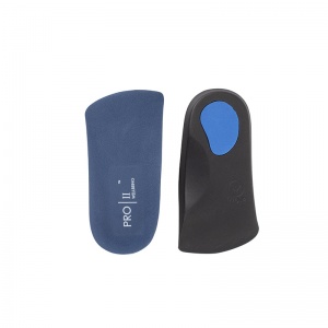 PRO 11 WELLBEING 2 Pair Of 3/4 Orthotic Insole Support Helps WEAK and Fallen Arches Also Plantar Fasciitis 