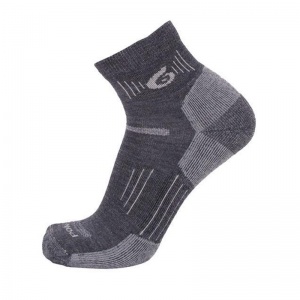 Sidas Point6 37.5 Medium Crew Grey Essential Hiker Socks