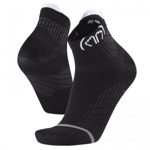 Sidas Run Anatomic Ankle Running Socks (Black)