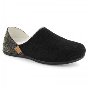 Strive Sofia Black Women's Orthopaedic Slippers