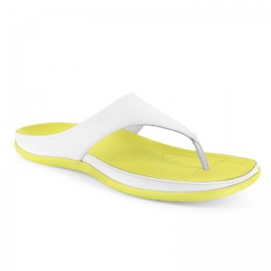 Strive Ilya White/Citrus Women's Orthopaedic Sandals