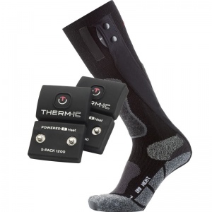 Therm-IC Powersock Uni Heat Heated Sock Set with S-Pack 1200 Battery