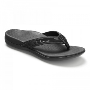 Vionic Tide II Islander Black Orthotic Women's Sandals