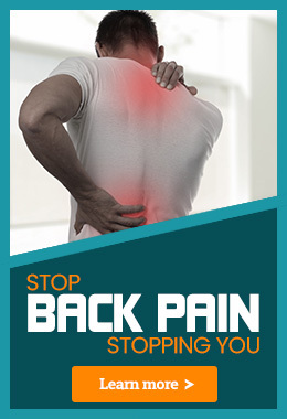 Stop back pain stopping you